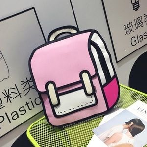 3D cartoon backpack